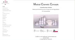 Desktop Screenshot of dc-cosmeceuticals.com